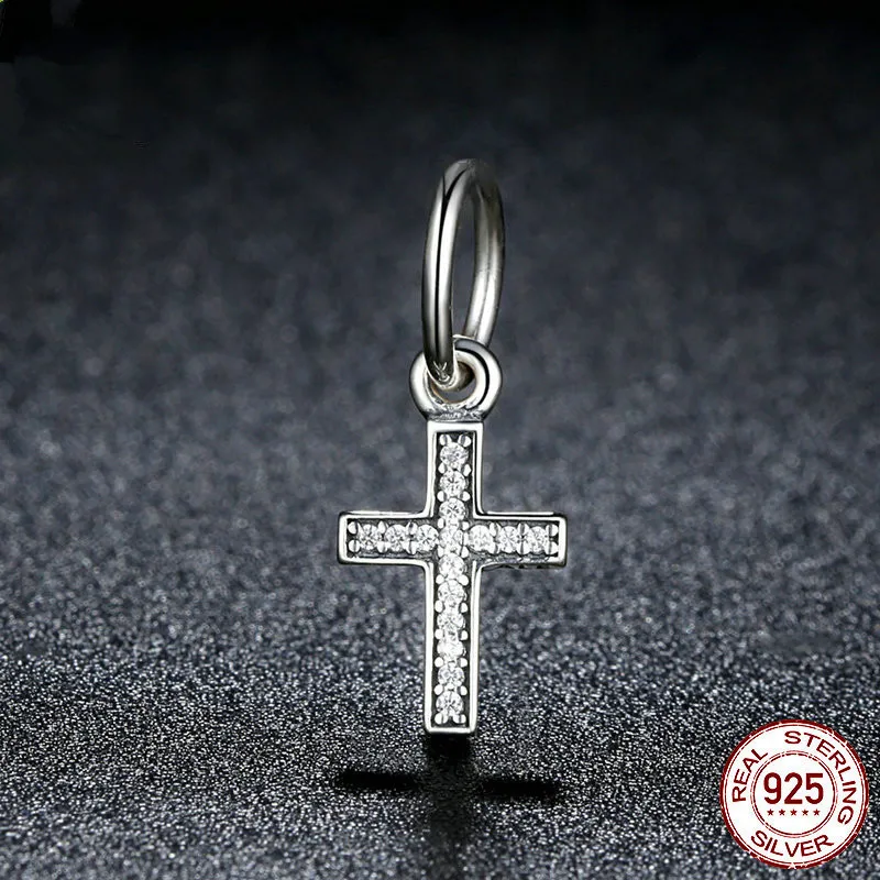 Memnon Real 925 Sterling Silver Symbol Of Faith Crosses Clear CZ Beads Charms fit Bracelet Fine Jewelry for women PSC009
Memnon Real 925 Sterling Silver Symbol Of Faith Crosses Clear CZ Beads Charms fit Bracelet Fine Jewelry for women PSC009