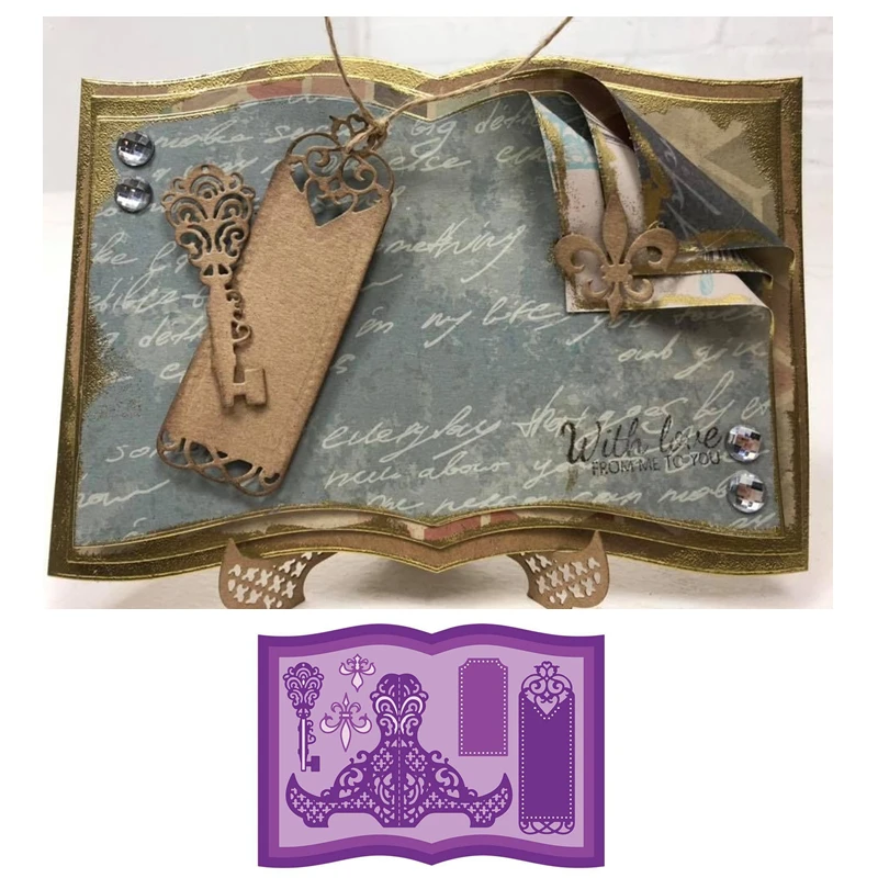 Story Book Bookmark 3D Holder Metal Cutting Dies for Scrapbooking DIY Album Paper Cards Craft Decor Embossing Stencils New 2019
Story Book Bookmark 3D Holder Metal Cutting Dies for Scrapbooking DIY Album Paper Cards Craft Decor Embossing Stencils New 2019