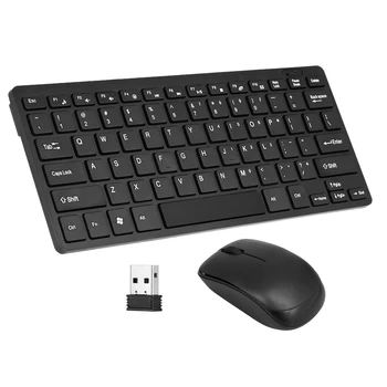 2.4GHz Wireless Keyboard Mouse Combo Ultra Thin w/ USB Receiver Adapter Protective Cover for Desktop Notebook Laptop Android
2.4GHz Wireless Keyboard Mouse Combo Ultra Thin w/ USB Receiver Adapter Protective Cover for Desktop Notebook Laptop Android