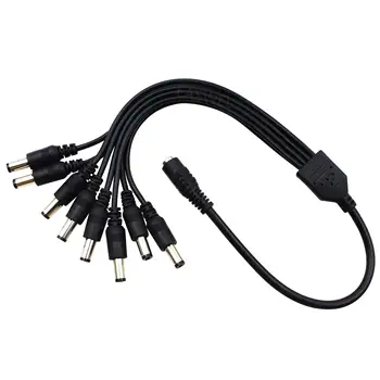 50pcs 8 Way DC Power Splitter Adapter Cable For 12V 9V PSU Security Camera DVR *
50pcs 8 Way DC Power Splitter Adapter Cable For 12V 9V PSU Security Camera DVR *