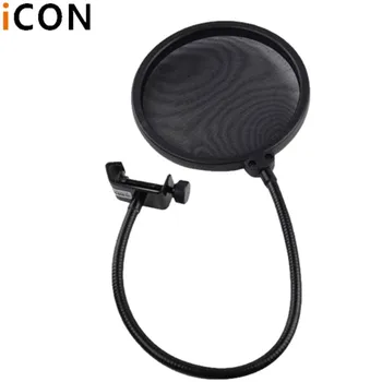iCON PF-02 microphone screen pop filter shield cover mic accessories for broadcast studio recording
iCON PF-02 microphone screen pop filter shield cover mic accessories for broadcast studio recording