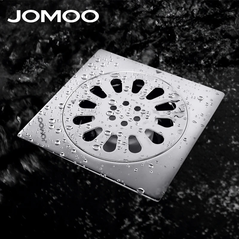 JOMOO Bathroom Kitchen Balcony Shower Floor Drains 10*10cm Square Stainless Steel Floor Shower Drain Waste Grate Drain
JOMOO Bathroom Kitchen Balcony Shower Floor Drains 10*10cm Square Stainless Steel Floor Shower Drain Waste Grate Drain
