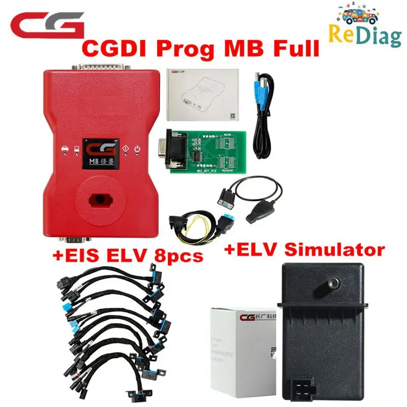 CGDI Prog MB For Benz Support All Key Lost Fastest Add Key With ELV Adapter&Simulator&AC Adapter&EIS ELV Original CGDI For Benz
CGDI Prog MB For Benz Support All Key Lost Fastest Add Key With ELV Adapter&Simulator&AC Adapter&EIS ELV Original CGDI For Benz