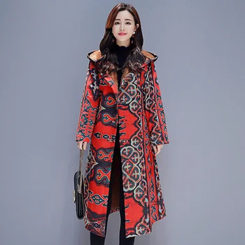 2020 Spring Autumn Retro Buckle National Wind Print Long Women Windbreaker Vintage Cotton Linen Velvet Thick Hooded Trench Coat 
2020 Spring Autumn Retro Buckle National Wind Print Long Women Windbreaker Vintage Cotton Linen Velvet Thick Hooded Trench Coat