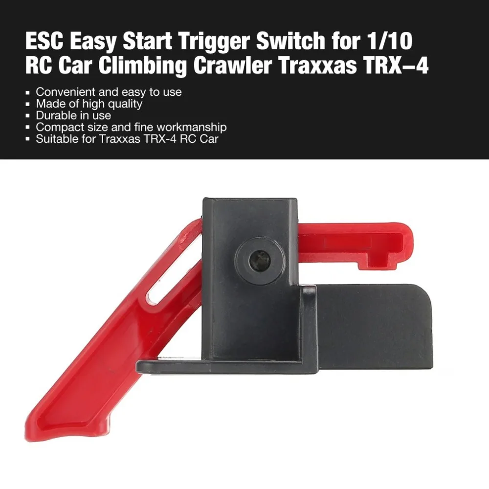 OCDAY ESC Easy Start Trigger Switch On/Off for1/10 RC Car Model Climbing Crawler Traxxas TRX-4 Component Spare Parts Accessories
OCDAY ESC Easy Start Trigger Switch On/Off for1/10 RC Car Model Climbing Crawler Traxxas TRX-4 Component Spare Parts Accessories