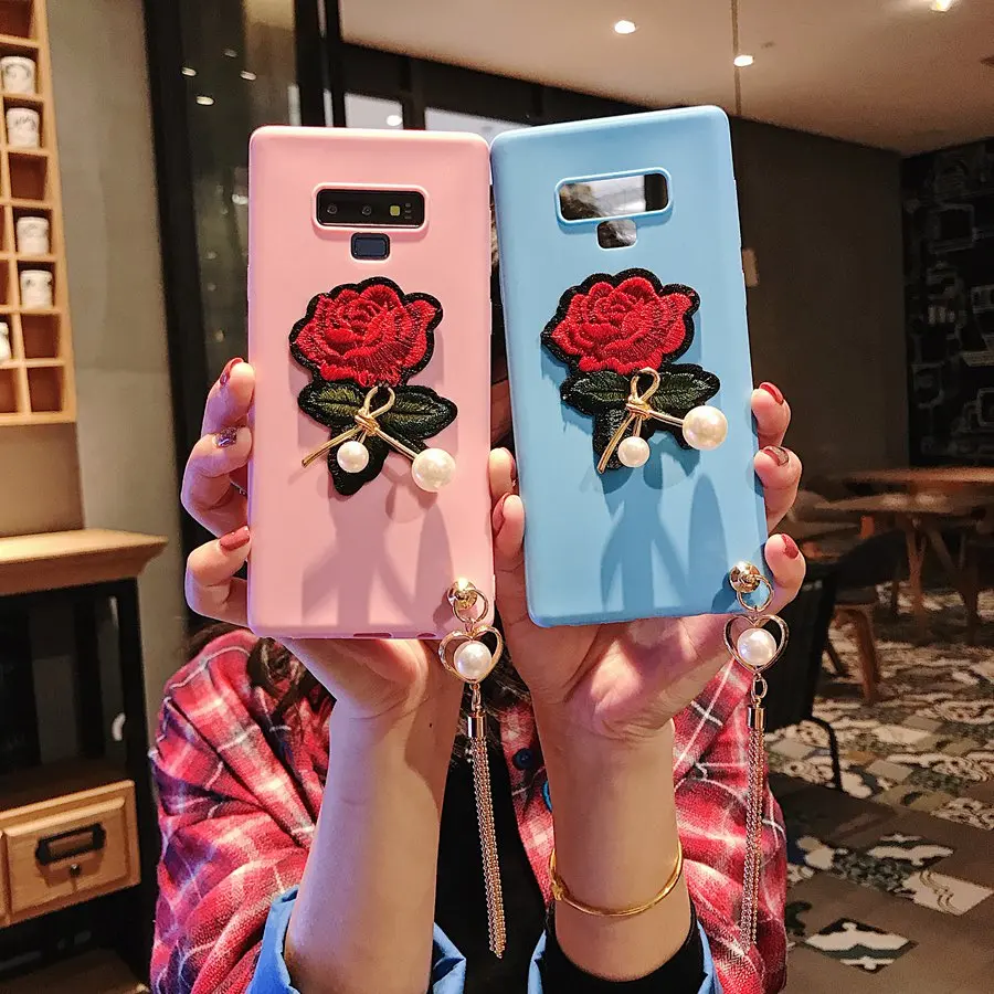 Rose Flower Case For Samsung M20 M10 A7 A9 2018 A750 A920 A10 A30 A50 A8S A6S Cover Soft Matte Pearl Pendant Protection Shell
Rose Flower Case For Samsung M20 M10 A7 A9 2018 A750 A920 A10 A30 A50 A8S A6S Cover Soft Matte Pearl Pendant Protection Shell