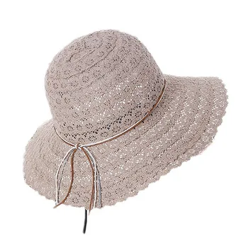 Women Lace Hollow Straw Cap Large Brim Foldable Hat Summer Ladies Elegant Travel Caps Female Fisherman Sun Hats CP0200
Women Lace Hollow Straw Cap Large Brim Foldable Hat Summer Ladies Elegant Travel Caps Female Fisherman Sun Hats CP0200