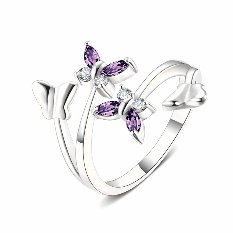 Rinhoo butterfly animal Rings For Women love silver color Stainless steel Jewelry Girls Wedding Ring Party New Year Gift
Rinhoo butterfly animal Rings For Women love silver color Stainless steel Jewelry Girls Wedding Ring Party New Year Gift