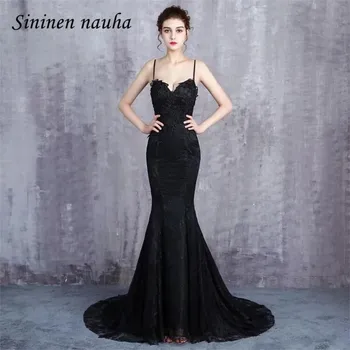 Sexy Black Long Evening Dresses Mermaid Prom Formal Dress Lace Backless Plus Size Gown Vestidos De Festa Robe De Soiree 317
Sexy Black Long Evening Dresses Mermaid Prom Formal Dress Lace Backless Plus Size Gown Vestidos De Festa Robe De Soiree 317