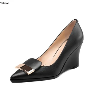 Olomm New Arrival Women Pumps Sexy Wedges High Heels Pumps Charm Pointed Toe Black Nude Party Shoes Women Plus US Size 3-10
Olomm New Arrival Women Pumps Sexy Wedges High Heels Pumps Charm Pointed Toe Black Nude Party Shoes Women Plus US Size 3-10