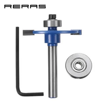 1/4inch Shank Biscuit Joiner Cutter Router Bit With Bearing Woodworking Cutter Hand Tools Set Tool Kit
1/4inch Shank Biscuit Joiner Cutter Router Bit With Bearing Woodworking Cutter Hand Tools Set Tool Kit