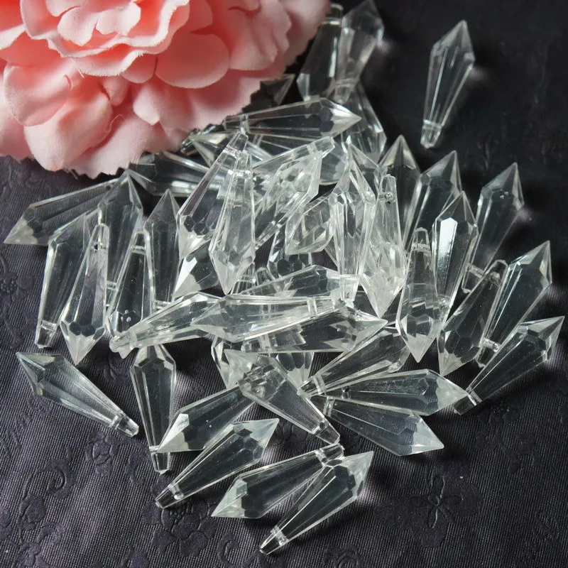 400pcs/lot ,31mm icicle prism U drop crystal Acrylic garland strand pendant prism parts decoration supples, Free Shiping
400pcs/lot ,31mm icicle prism U drop crystal Acrylic garland strand pendant prism parts decoration supples, Free Shiping