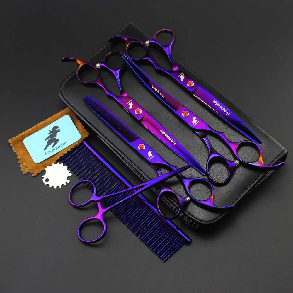 Freelander Professional Pet Grooming Scissors Sets 7 Inch,Pet Shears,STRAIHT & THINNING & CURVED Scissors In 1 Set
Freelander Professional Pet Grooming Scissors Sets 7 Inch,Pet Shears,STRAIHT & THINNING & CURVED Scissors In 1 Set