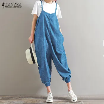 ZANZEA Rompers Womens Jumpsuit 2020 Summer Casual Loose Sleeveless Backless Playsuits Bottoms Pants Overalls Plus Size
ZANZEA Rompers Womens Jumpsuit 2020 Summer Casual Loose Sleeveless Backless Playsuits Bottoms Pants Overalls Plus Size