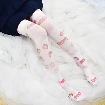 Girl's original Japanese Lolita with Silica Gel Slip-proof Stockings Lovely Strawberry Thigh Socks Soft Girl XWZ-CT008
Girl's original Japanese Lolita with Silica Gel Slip-proof Stockings Lovely Strawberry Thigh Socks Soft Girl XWZ-CT008