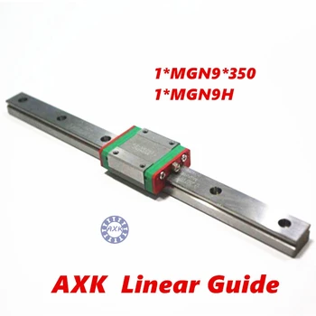 Free shipping 9mm Linear Guide MGN9 L= 350mm linear rail way + MGN9H Long linear carriage for CNC X Y Z Axis
Free shipping 9mm Linear Guide MGN9 L= 350mm linear rail way + MGN9H Long linear carriage for CNC X Y Z Axis