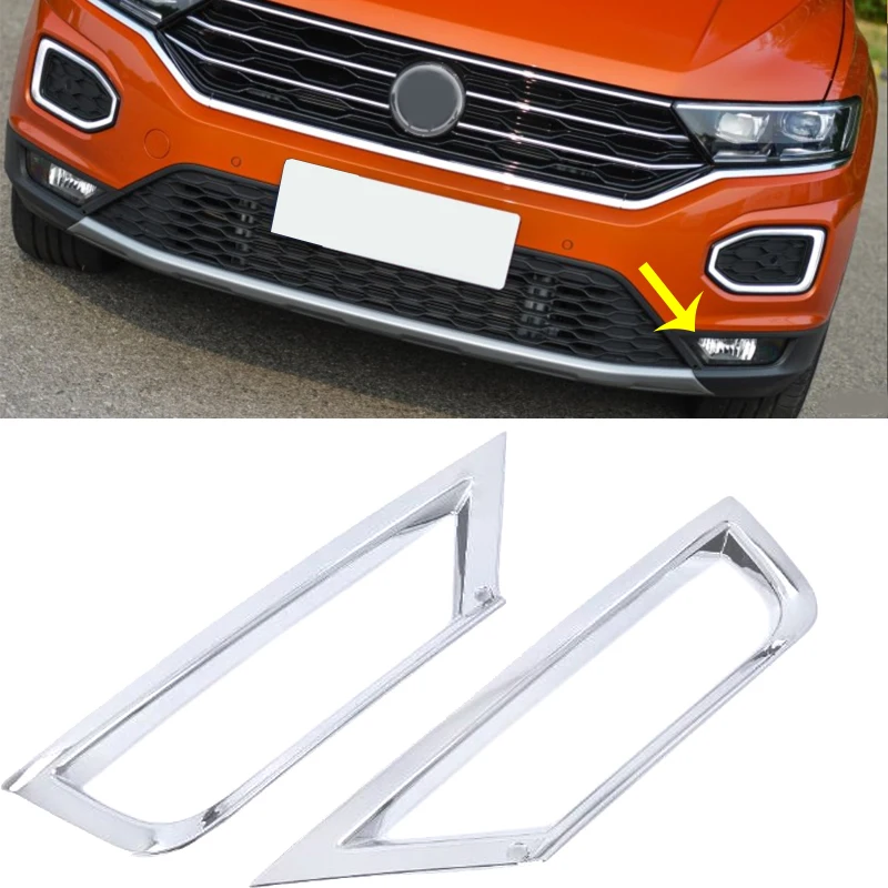 Exterior Accessories ABS Chrome Front Tail Fog Light Lamp Cover Trim Foglight Strip Cover For VW Volkswagen T-ROC 2017 2018
Exterior Accessories ABS Chrome Front Tail Fog Light Lamp Cover Trim Foglight Strip Cover For VW Volkswagen T-ROC 2017 2018