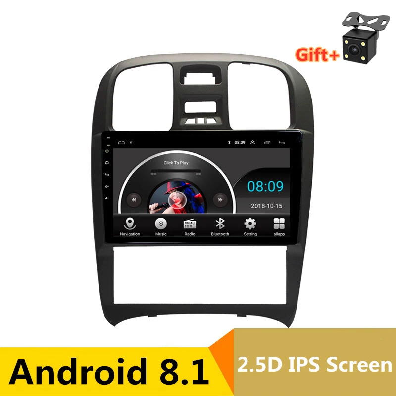 9" 2.5D IPS Android 8.1 Car DVD Multimedia Player GPS for Hyundai Sonata Fe 2004 2005-2007 2008 2009-2012 car radio navigation
9" 2.5D IPS Android 8.1 Car DVD Multimedia Player GPS for Hyundai Sonata Fe 2004 2005-2007 2008 2009-2012 car radio navigation