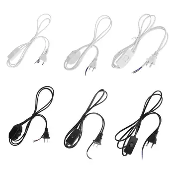 1.8m/5.9ft Switching Power Cord Wire Line Cable for Table Light LED Lamp EU/US Plug
1.8m/5.9ft Switching Power Cord Wire Line Cable for Table Light LED Lamp EU/US Plug