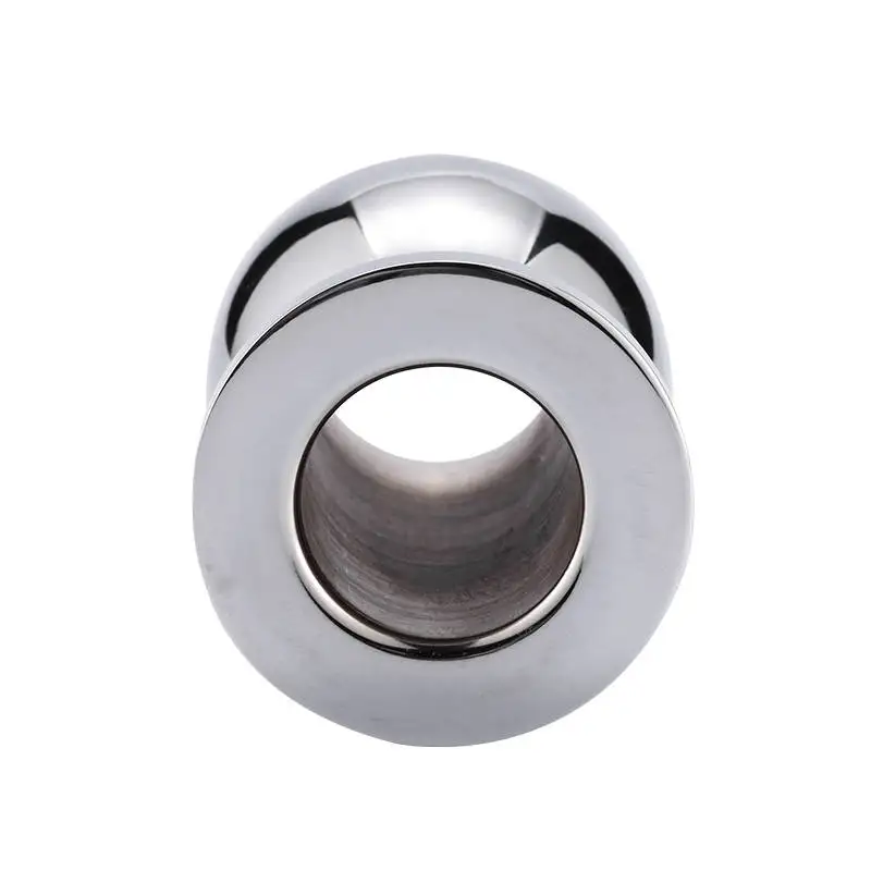 1PCS Stainless Steel Anal Beads Enema Hollow Butt Plug