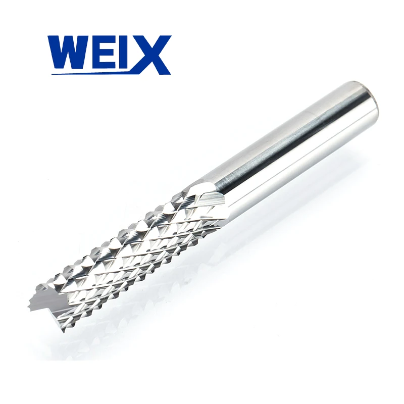 WEIX 1pcs 3.175mm Carbide Tungsten Corn Cutter cutting PCB milling bits end mill CNC router bits for Engraving machine
WEIX 1pcs 3.175mm Carbide Tungsten Corn Cutter cutting PCB milling bits end mill CNC router bits for Engraving machine