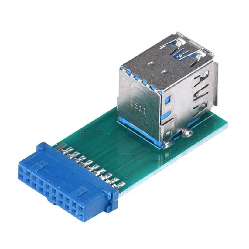 Advanced 2018 Computer Adapter New Motherboard 19Pin Header To 2 Ports USB 3.0 Type A Female Port HUB Adapter
Advanced 2018 Computer Adapter New Motherboard 19Pin Header To 2 Ports USB 3.0 Type A Female Port HUB Adapter