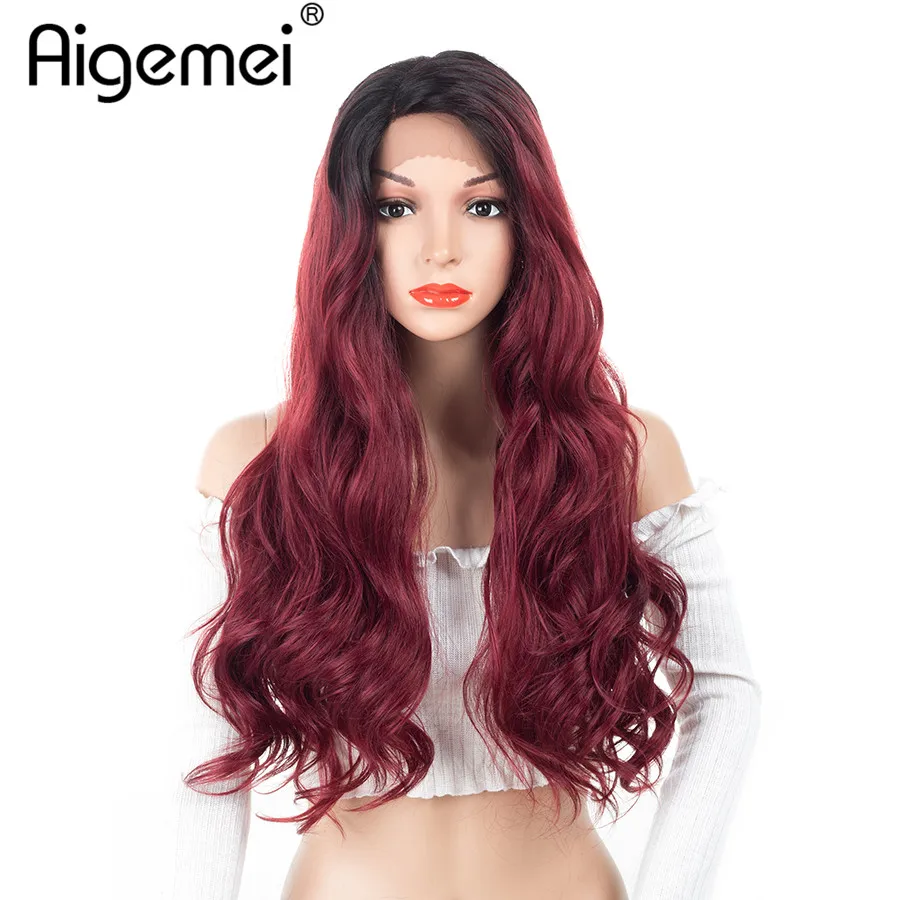 Aigemei Long Curly Lace Front Wig Heat Resistant Real Synthetic Hair Full Head Wigs Cosplay Party Wear For Women 24''
Aigemei Long Curly Lace Front Wig Heat Resistant Real Synthetic Hair Full Head Wigs Cosplay Party Wear For Women 24''