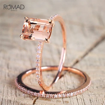 ROMAD 2Pcs Wedding Rings Set For Women Finger Ring Rose Gold Filled Crystal Zircon Love Mariage Engagement Anillos Mujer Jewelry
ROMAD 2Pcs Wedding Rings Set For Women Finger Ring Rose Gold Filled Crystal Zircon Love Mariage Engagement Anillos Mujer Jewelry