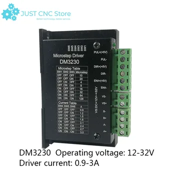 DM3230 Nema 42 57 two-phase stepper motor driver 3A 12-32V
DM3230 Nema 42 57 two-phase stepper motor driver 3A 12-32V