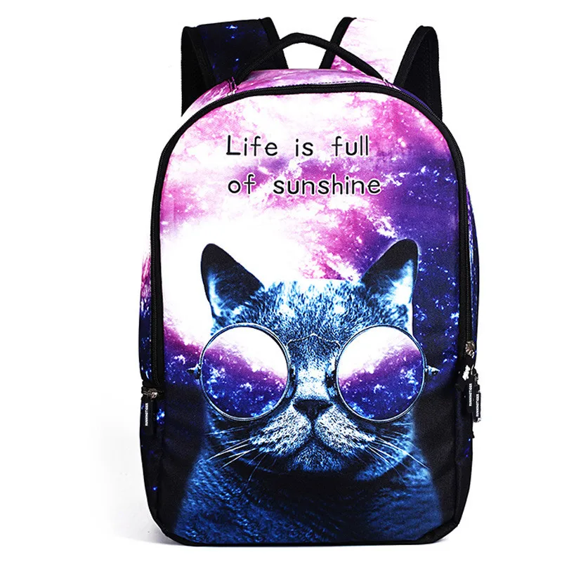 Trend animal star cat eyes dog print shoulder rectangular backpack decompression student bag travel zipper backpack
Trend animal star cat eyes dog print shoulder rectangular backpack decompression student bag travel zipper backpack
