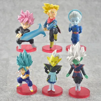 6pcs/set Dragon Ball Z Super Saiyan Son Goku Trunks Cell Broli Zenoh Jaco PVC Action Figures Toys Model Historical Characters
6pcs/set Dragon Ball Z Super Saiyan Son Goku Trunks Cell Broli Zenoh Jaco PVC Action Figures Toys Model Historical Characters