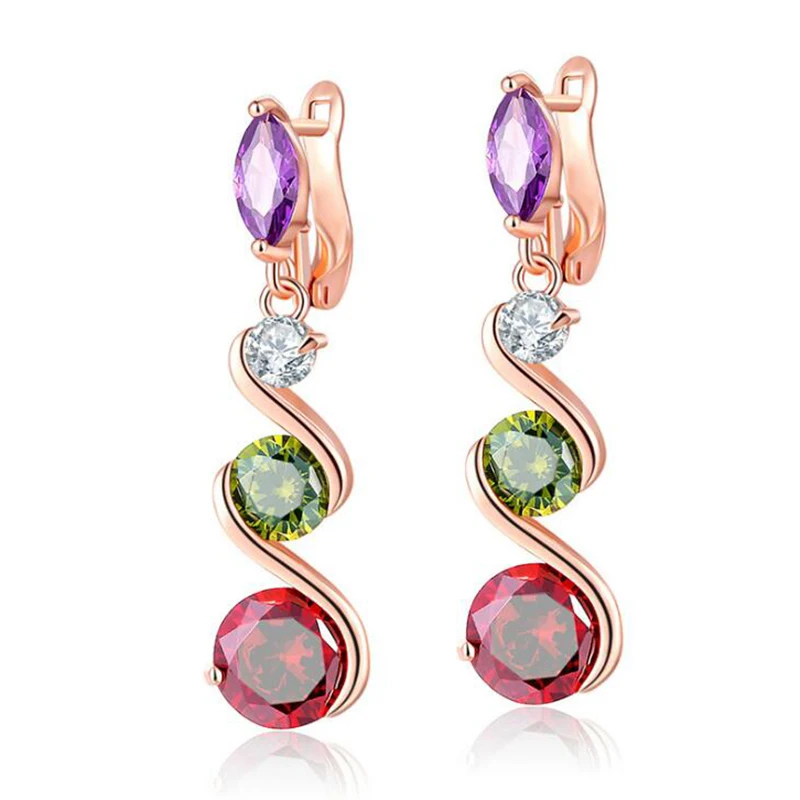 Colorful Semi-precious Stones Drop Earrings For Women Temperament Drop Earrings Female Fashion Birthday Present Jewelry Aretes
Colorful Semi-precious Stones Drop Earrings For Women Temperament Drop Earrings Female Fashion Birthday Present Jewelry Aretes