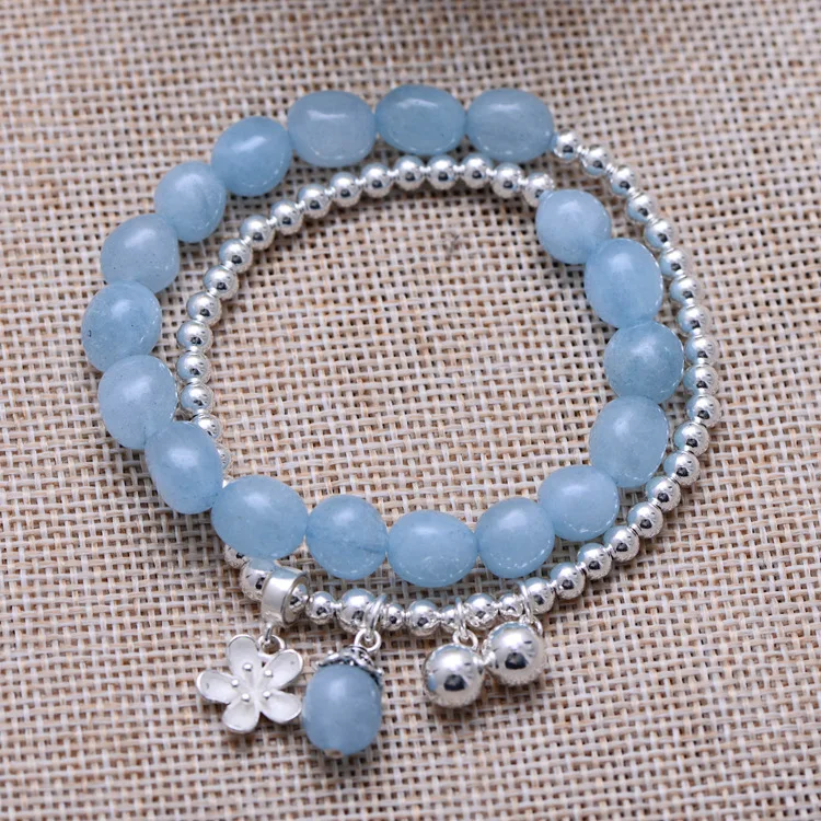 s925 pure silver jewelry sea blue semi-precious stone floret female restoring ancient pop personality bracelet
s925 pure silver jewelry sea blue semi-precious stone floret female restoring ancient pop personality bracelet