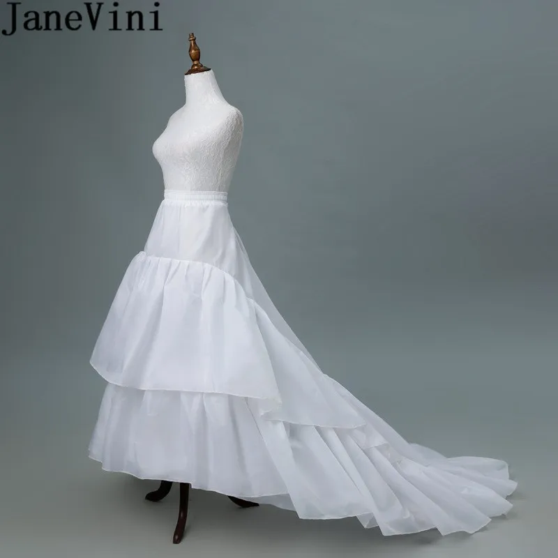 JaneVini High Quality 3 Hoops Bridal Underskirt Petticoat for Wedding Dress Train Women A Line Underwear Crinoline Accessories
JaneVini High Quality 3 Hoops Bridal Underskirt Petticoat for Wedding Dress Train Women A Line Underwear Crinoline Accessories