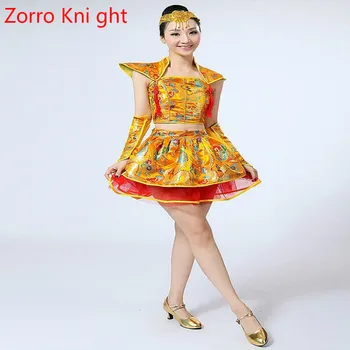The New Style Of Drum Clothing National Wind 2018 Adult Dance Costumes Women Stage Dynamic Water Drum Modern Dance Short Skirt
The New Style Of Drum Clothing National Wind 2018 Adult Dance Costumes Women Stage Dynamic Water Drum Modern Dance Short Skirt
