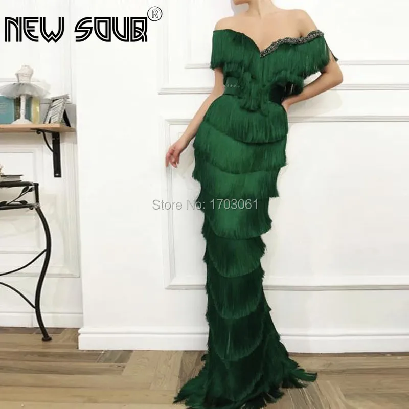 Green Tassel Evening Dresses Dubai Prom Dress Handmade Long Arabic Party Gowns Abendkleider Beaded Formal Gown Vestidos De Festa
Green Tassel Evening Dresses Dubai Prom Dress Handmade Long Arabic Party Gowns Abendkleider Beaded Formal Gown Vestidos De Festa