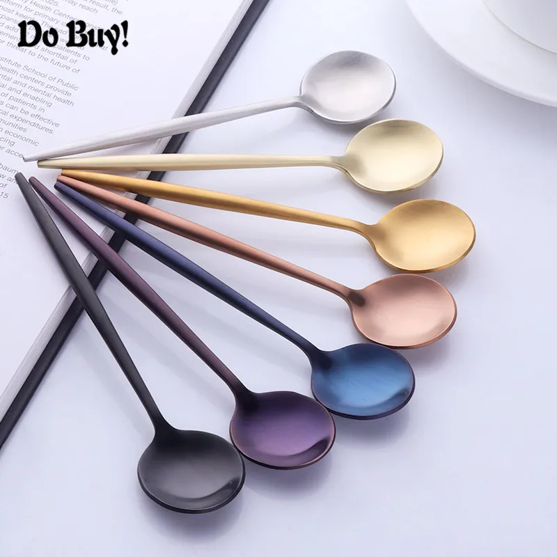 1pcs Teaspoon 304 Stainless Steel 12.7cm Length Round Tea Coffee Spoons Cream Dessert Metal Portugue Style Tableware Spoon sets
1pcs Teaspoon 304 Stainless Steel 12.7cm Length Round Tea Coffee Spoons Cream Dessert Metal Portugue Style Tableware Spoon sets