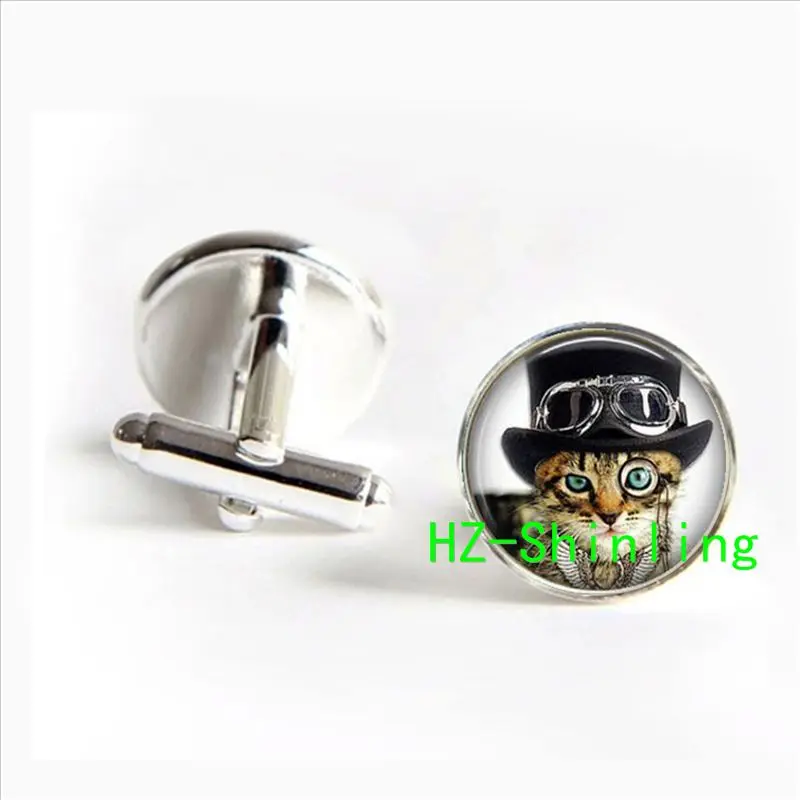 On sale steampunk cat jewelry cufflinks cat with top hat and monocle and goggles jewelry glass picture Cabochon cufflinks 2017
On sale steampunk cat jewelry cufflinks cat with top hat and monocle and goggles jewelry glass picture Cabochon cufflinks 2017