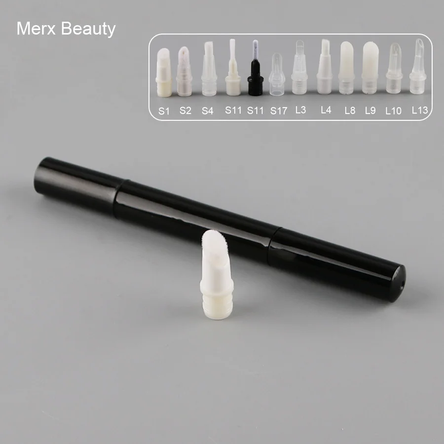 50PCS 3ML Black Empty Cosmetic Pen With Different Applicators, Plastic Round Lip Gloss Tube, Portable Twist Up Pen, Dial Up Pen
50PCS 3ML Black Empty Cosmetic Pen With Different Applicators, Plastic Round Lip Gloss Tube, Portable Twist Up Pen, Dial Up Pen