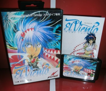 EL Viento - MD Game Cartridge Japan Cover with box and manual For Sega Megadrive Genesis Video Game Console 16 bit MD card
EL Viento - MD Game Cartridge Japan Cover with box and manual For Sega Megadrive Genesis Video Game Console 16 bit MD card