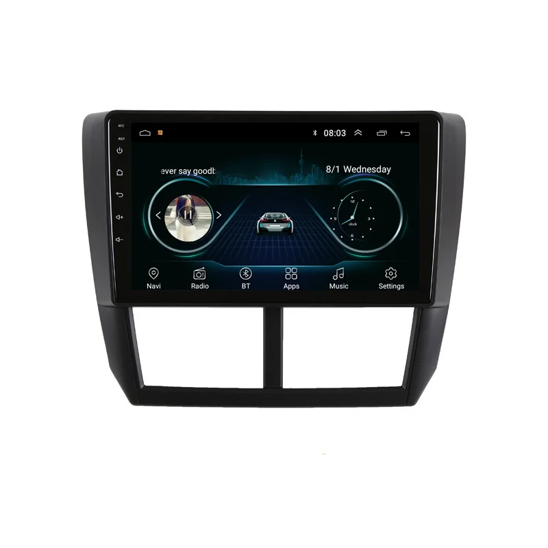 9" 2.5D Android 8.1 Car DVD GPS Player For Subaru Forester 2008 2009-2012 Car Radio Stereo Head Unit with Navigation
9" 2.5D Android 8.1 Car DVD GPS Player For Subaru Forester 2008 2009-2012 Car Radio Stereo Head Unit with Navigation