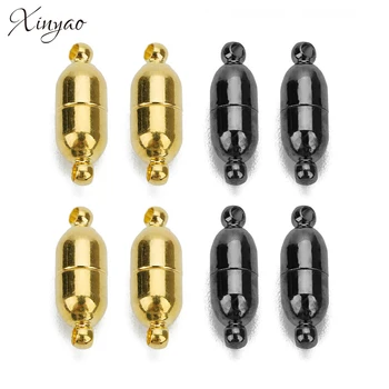 Xinyao 5pcs/lot Gold Gun Black Bullet Magnetic Clasps Fit Necklaces Bracelet Connector For Diy Jewelry Making Accessories
Xinyao 5pcs/lot Gold Gun Black Bullet Magnetic Clasps Fit Necklaces Bracelet Connector For Diy Jewelry Making Accessories