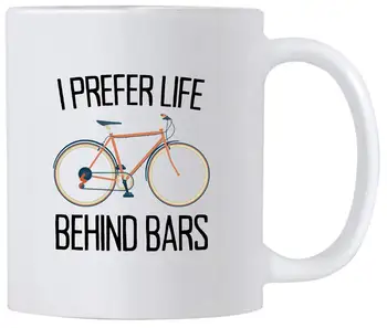 Casitika Cycling Gifts for Men and Women. I Prefer Life Behind Bars. Humorous Bicycle Novelty 11 oz Mug.
Casitika Cycling Gifts for Men and Women. I Prefer Life Behind Bars. Humorous Bicycle Novelty 11 oz Mug.