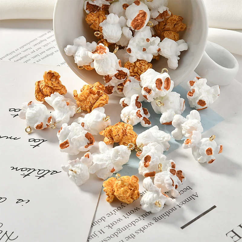 New style 30pcs/lot simulation cartoon popcorn shape resin beads with hanger diy jewelry earring/garment pendants accessory
New style 30pcs/lot simulation cartoon popcorn shape resin beads with hanger diy jewelry earring/garment pendants accessory