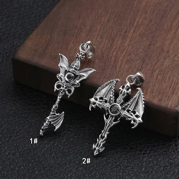 S925 sterling silver jewelry stylish axe staff pendant retro Thai silver trend men and women pendant
S925 sterling silver jewelry stylish axe staff pendant retro Thai silver trend men and women pendant
