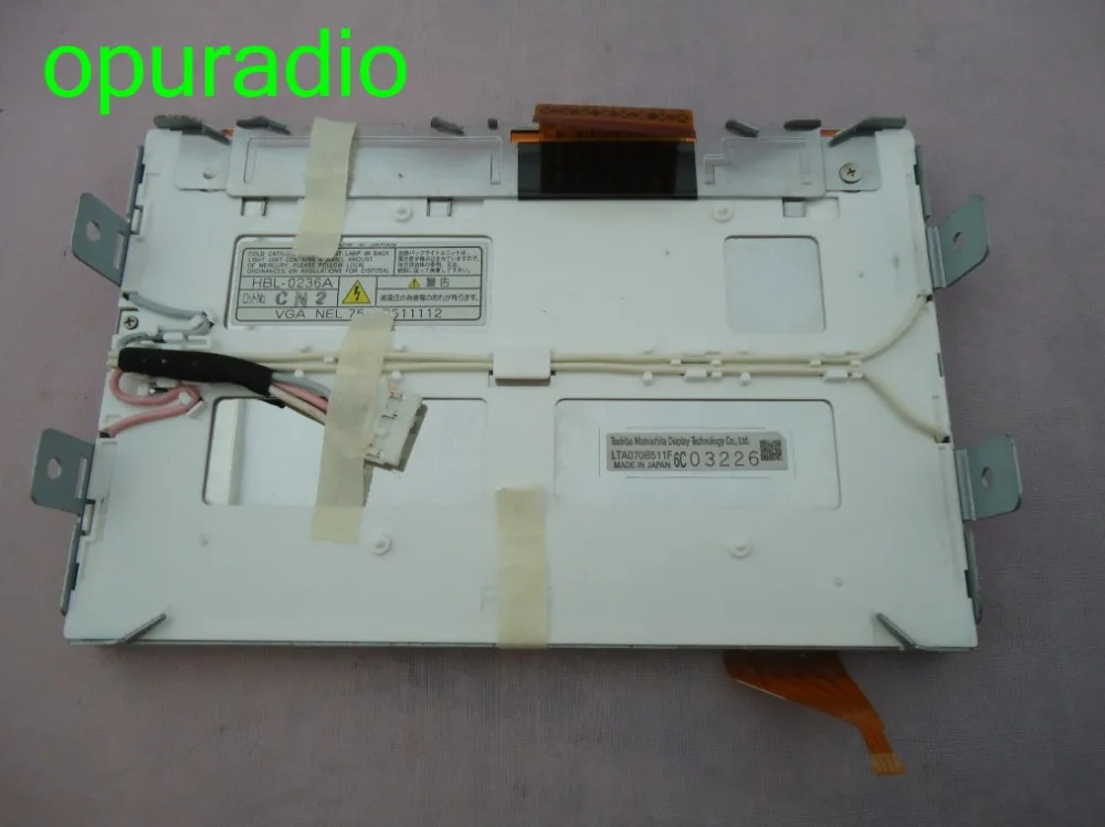 Tosheba Matsushita LCD Display LTA070B511F 7 inch screen monitor with touc panel for Lexus IS250 IS300 car audio Navigation GPS
Tosheba Matsushita LCD Display LTA070B511F 7 inch screen monitor with touc panel for Lexus IS250 IS300 car audio Navigation GPS