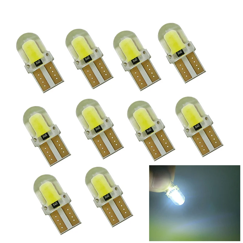 10Pcs Auto T10 Led Cold White 194 W5W LED 168 COB Silica Car Super Bright Turn Side License Plate Light Lamp Bulb DC 12V
10Pcs Auto T10 Led Cold White 194 W5W LED 168 COB Silica Car Super Bright Turn Side License Plate Light Lamp Bulb DC 12V