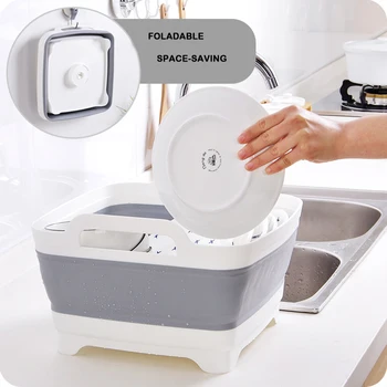 TPR Plastic Collapsible Kitchen Draining Basket Space Saving Foldable Food Drain Storage Container for Fruits Vegetables Gadgets
TPR Plastic Collapsible Kitchen Draining Basket Space Saving Foldable Food Drain Storage Container for Fruits Vegetables Gadgets