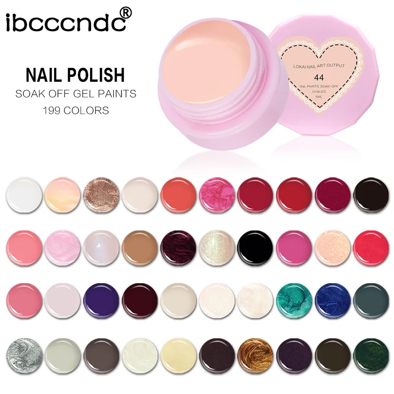 New UV Painting Gel 6ml LED Lamp 199 Pure Solid Colors Soak Off Gel Polish Nail Art Design Nail Gel Varnish Paint UV Gel Lacquer
New UV Painting Gel 6ml LED Lamp 199 Pure Solid Colors Soak Off Gel Polish Nail Art Design Nail Gel Varnish Paint UV Gel Lacquer