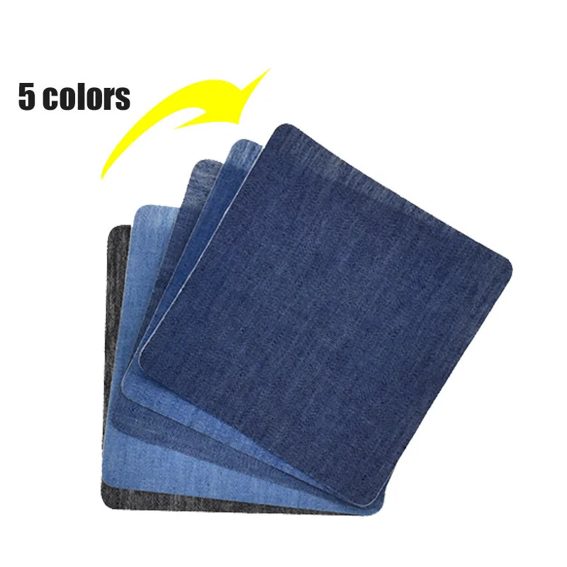 Looen 20pcs Denim Transfers Cloth Patch Iron-on Press Stickers for Families Cool Clothes Patches DIY Appliques for Parent Childs (3)